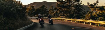 Motorcycles on Road 