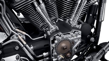 Cut-away to see the inside of an engine