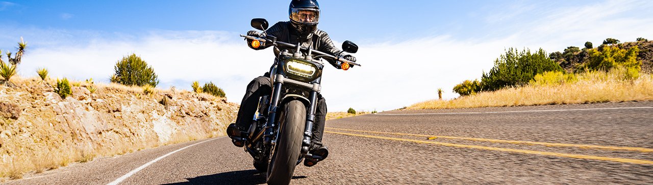 CVO Street Glide turning a corner