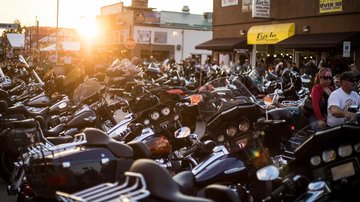 sea of bikes