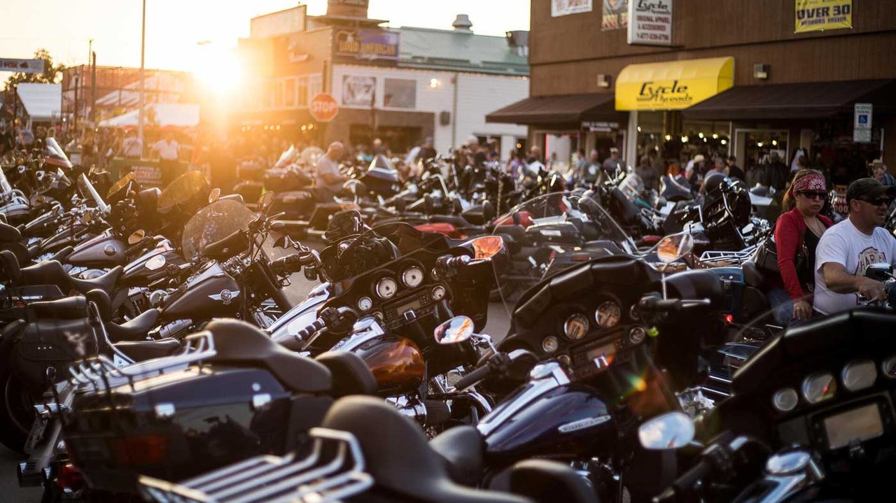 sea of bikes
