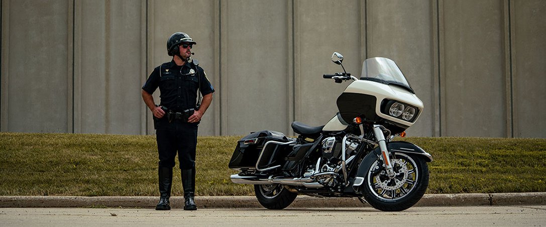 Police bike beauty shot