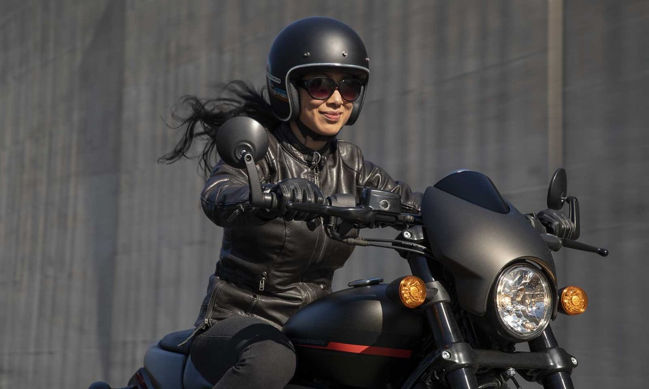 woman on bike